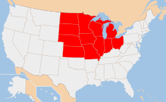 midwest 地図