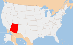 Arizona 地図