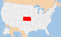 Kansas 地図