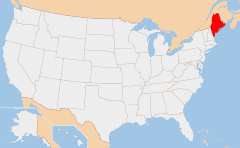 Maine 地図