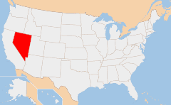 Nevada 地図
