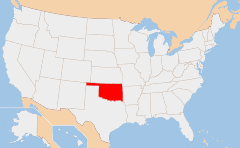 Oklahoma 地図