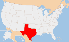 Texas 地図