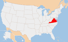 Virginia 地図