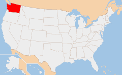 Washington 地図