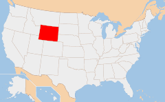 Wyoming 地図